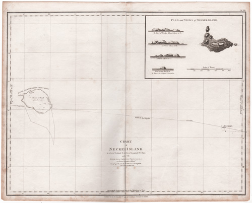 Chart of Necker Island La Perouse